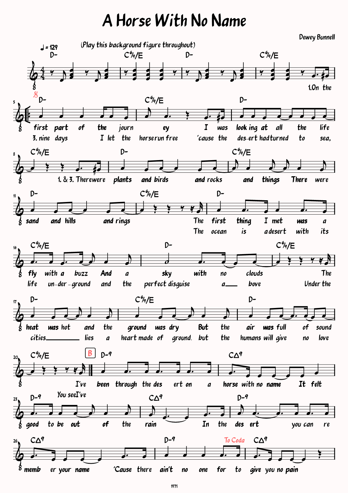 Sheet Music